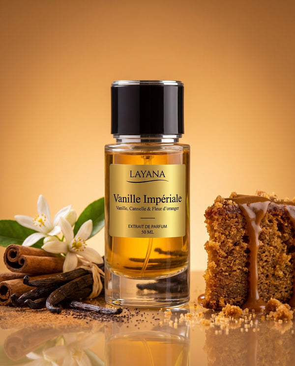 LAYANA Vanille Impériale — extrait de parfum 50 ml — Vanille, Cannelle & Fleur d'oranger