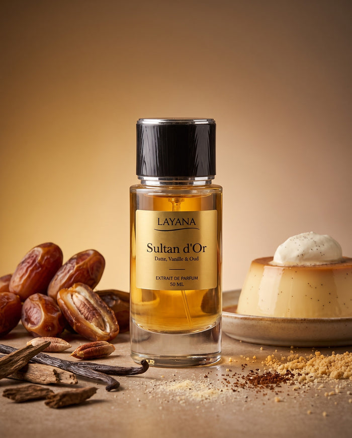 LAYANA Sultan d'Or — extrait de parfum 50 ml — Datte, Vanille & Oud