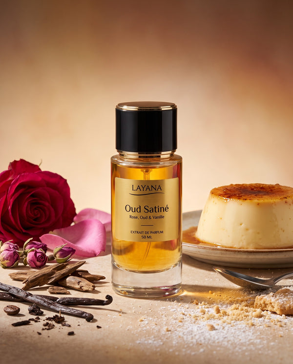LAYANA Oud Satiné — extrait de parfum 50 ml — Rose, Oud & Vanille