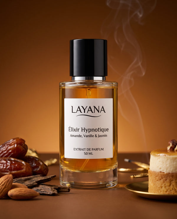 LAYANA Élixir Hypnotique — univers — Amande, Vanille & Jasmin