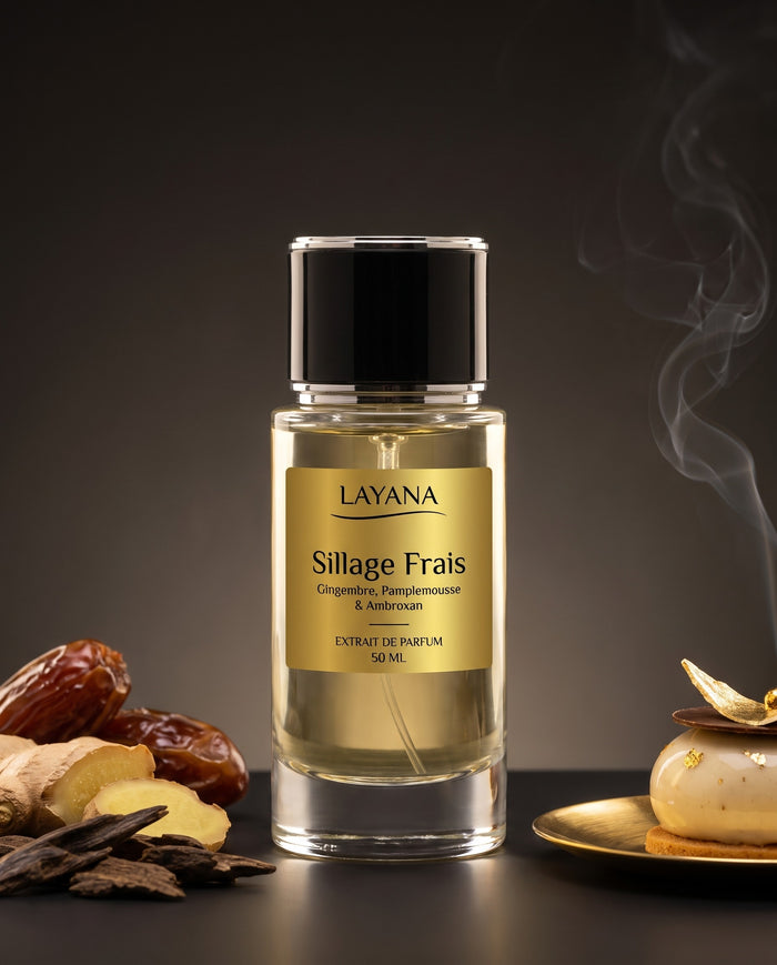 LAYANA Sillage Frais — extrait de parfum 50 ml — Gingembre, Pamplemousse & Ambroxan