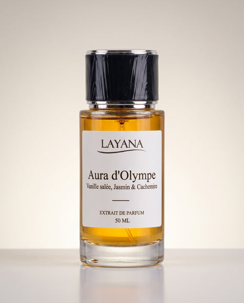 LAYANA Aura d'Olympe — extrait de parfum 50 ml — Vanille salée, Jasmin & Cachemire