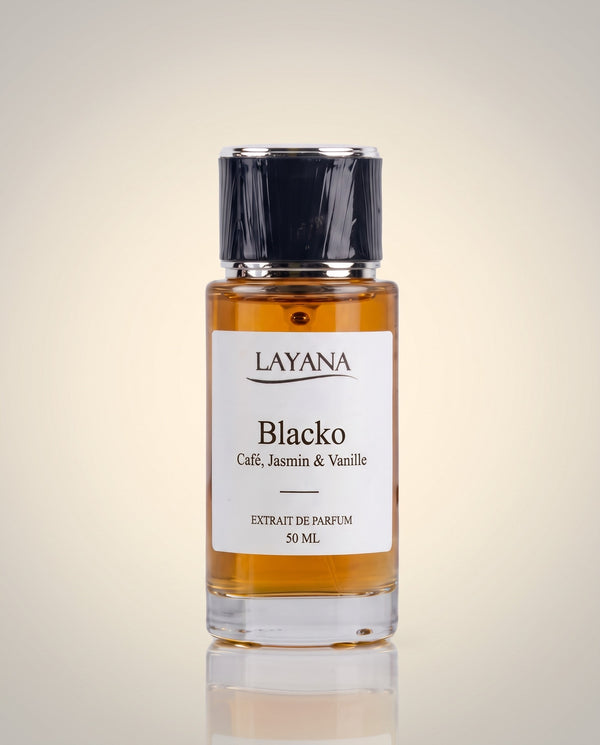 LAYANA Blacko — extrait de parfum 50 ml — Café, Jasmin & Vanille