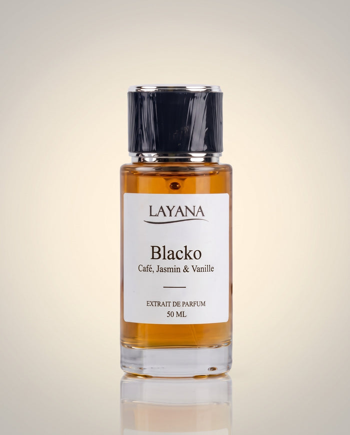 LAYANA Blacko — extrait de parfum 50 ml — Café, Jasmin & Vanille