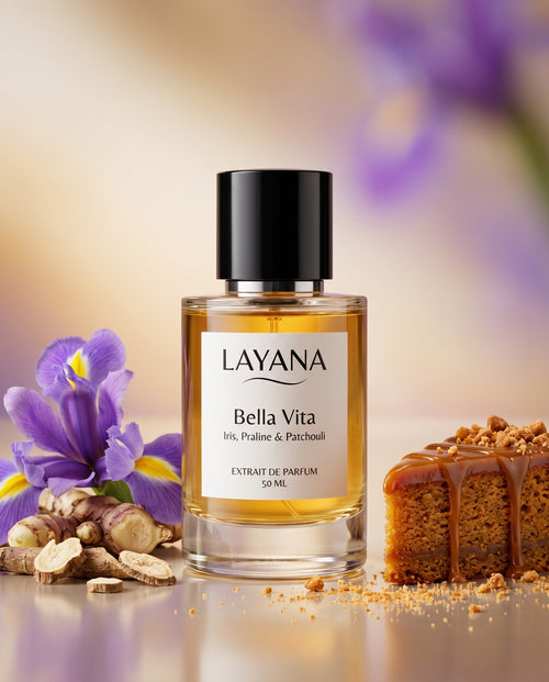 LAYANA Bella Vita — Iris, Praline & Patchouli (ambiance)