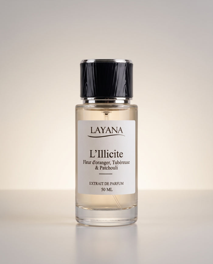 LAYANA L'Illicite — extrait de parfum 50 ml — Fleur d'oranger, Tubéreuse & Patchouli